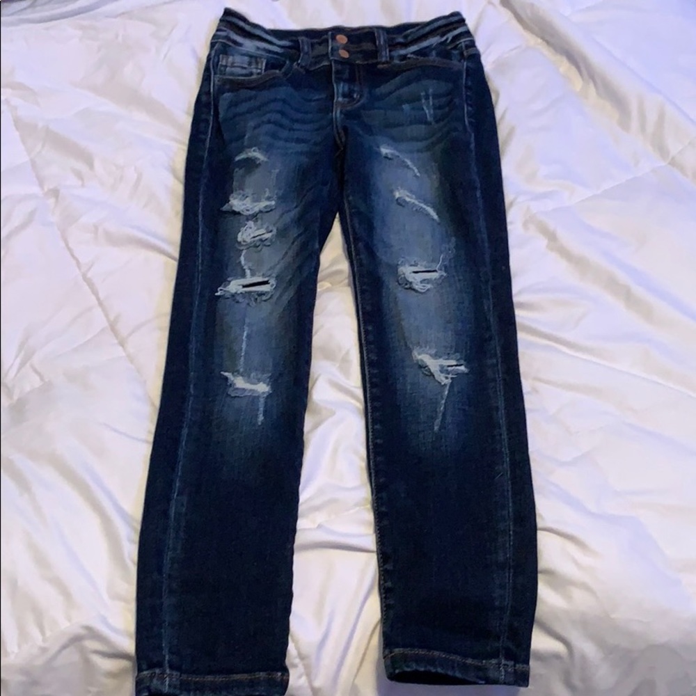 Girls size 12 ripped jeans